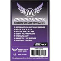 Sleeves 56x87x100P Transparent Mayday Games Standard