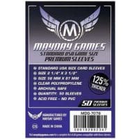 Sleeves 56x87x50P Transparent Mayday Games Premium