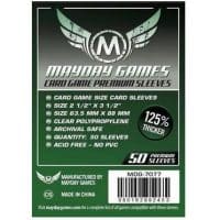 Sleeves 63,5x88x50P Transparent Mayday Games Premium