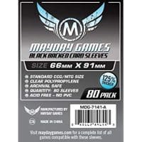 Sleeves 66x91x80P Transparent Mayday Games Standard