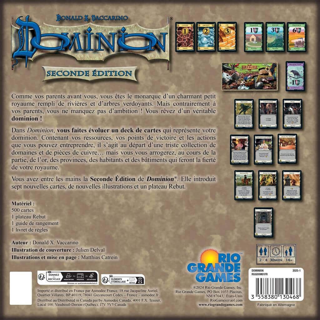Dominion seconde edition 2 Dominion seconde edition 3
