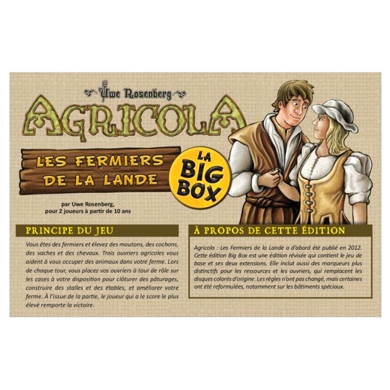 Jeu de société Agricola Big Box 2 joueurs –