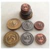 Viticulture metal lira coins 20