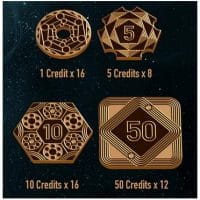 Excavation Earth - Deluxe Alien Metal Coins