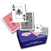 Cartes poker 100 % plastique éco rouge – image 2