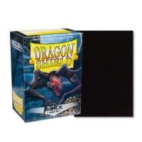 Sleeves 63x88x100P Black Matte Dragon Shield