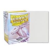 Sleeves 63x88x100P White Matte Dragon Shield