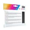 Sleeves transparents 66 x 91mm 100p noir matte 2