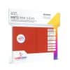 Sleeves transparents 66 x 91mm 100p rouge matte 1