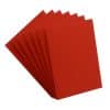 Sleeves transparents 66 x 91mm 100p rouge matte