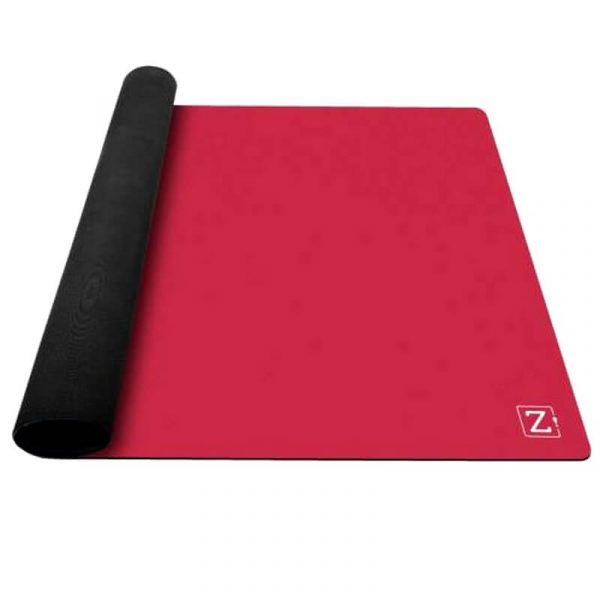 Playmat rouge en néoprène de zacatrus (tapis jaspe)