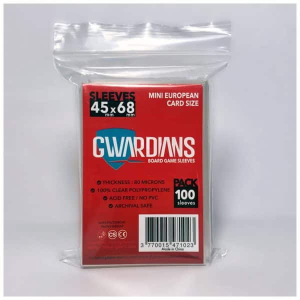 Gwardians sleeves premium 45 x 68mm 100p
