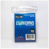 Sleeves 63,5x88x100P Transparent Gwardians