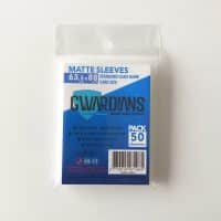 Sleeves 63,5x88x50P Transparent Matte Gwardians