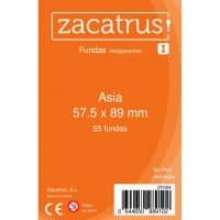 Sleeves 57,5x89x55P Transparent Zacatrus Standard