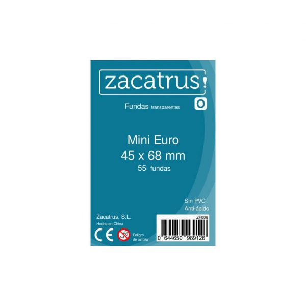 Protege cartes zacatrus mini euro 45 x 68 mm