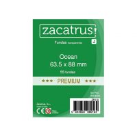 Sleeves 63,5x88x55P Transparent Zacatrus Premium