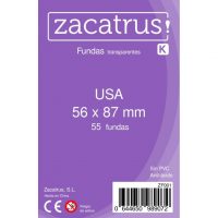 Sleeves 56x87x55P Transparent Zacatrus Standard