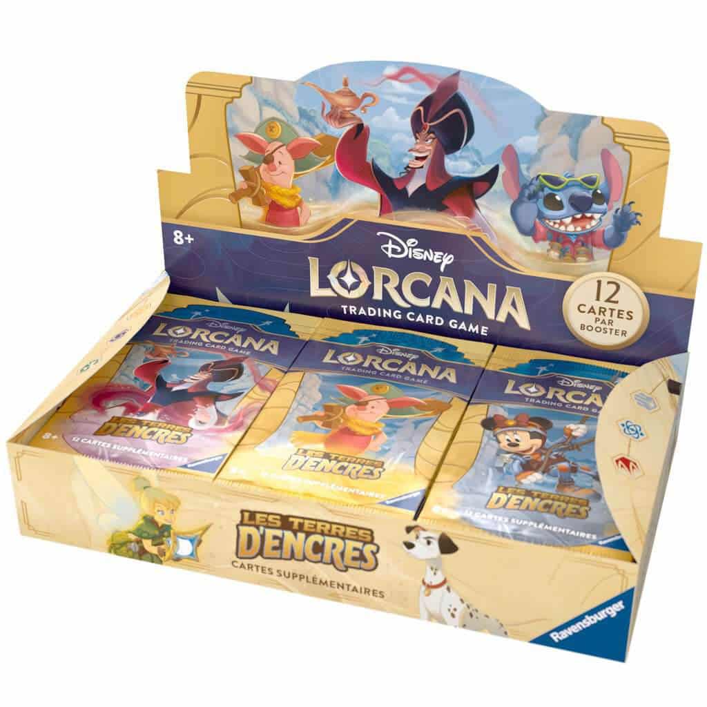 Lorcana boite de 24 boosters les terres d encres