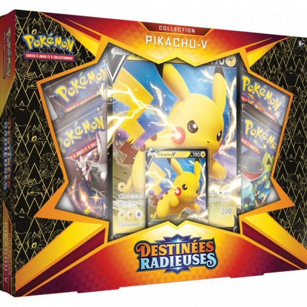 Pokemon coffret destinees radieuses pikachu v