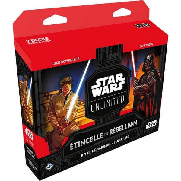 Star wars unlimited etincelle de rebellion kit de demarrage 2 joueurs