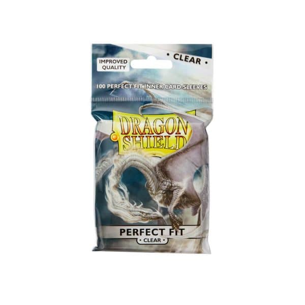 Dragon shield perfect fit clear 100 sleeves