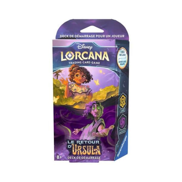 Lorcana deck de demarrage le retour d ursula mirabel et bruno