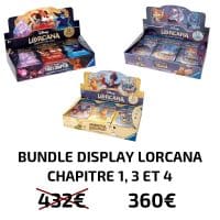 Bundle display lorcana chapitre 1 3 et 4