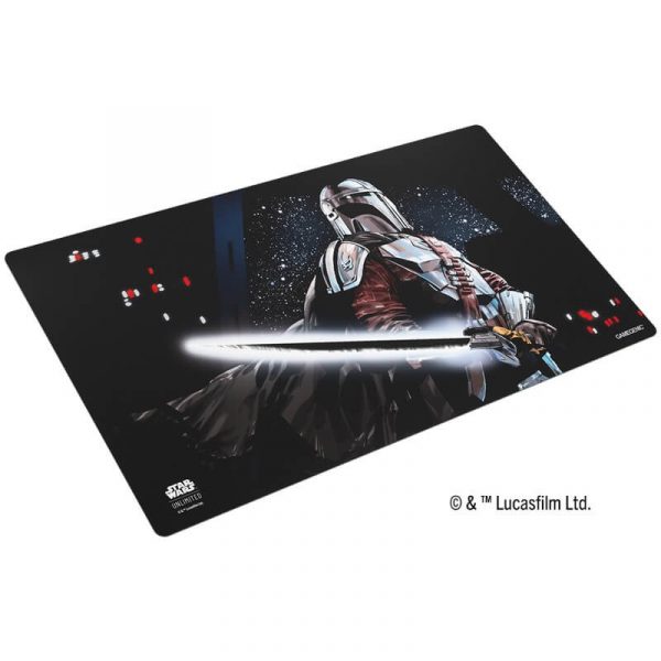 Star wars unlimited - ombres de la galaxie playmat mandalorien