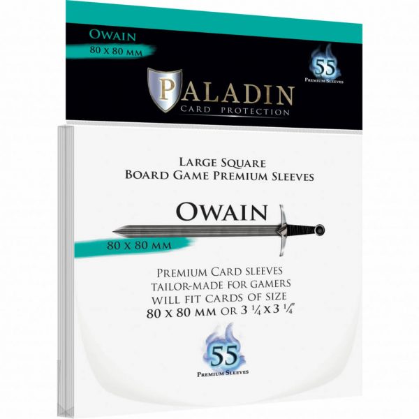 Sleeves 80x80x55p transparent paladin owain