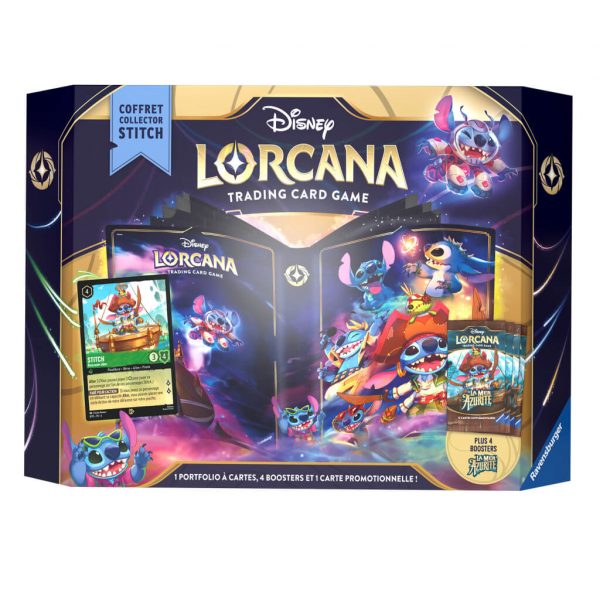 Disney lorcana - coffret collector stich chapitre 6 la mer azurite
