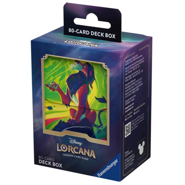 Disney lorcana - deck box scar chapitre 6 la mer azurite