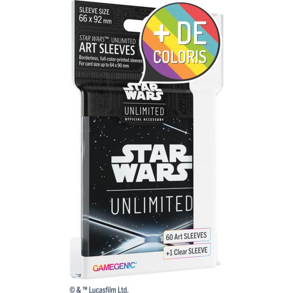 Sleeves star wars unlimited card back blue