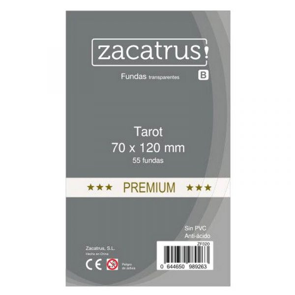 Sleeves 70x120x55p transparent zacatrus premium