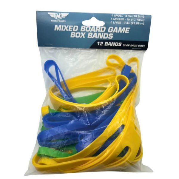 Mixed boardgame box bands
