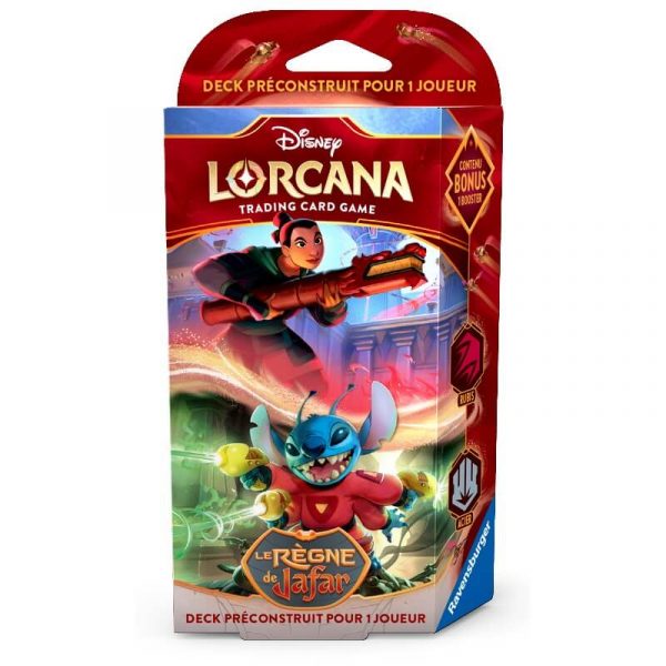 Disney lorcana - starter chapitre 8 mulan & stich le règne de jafar