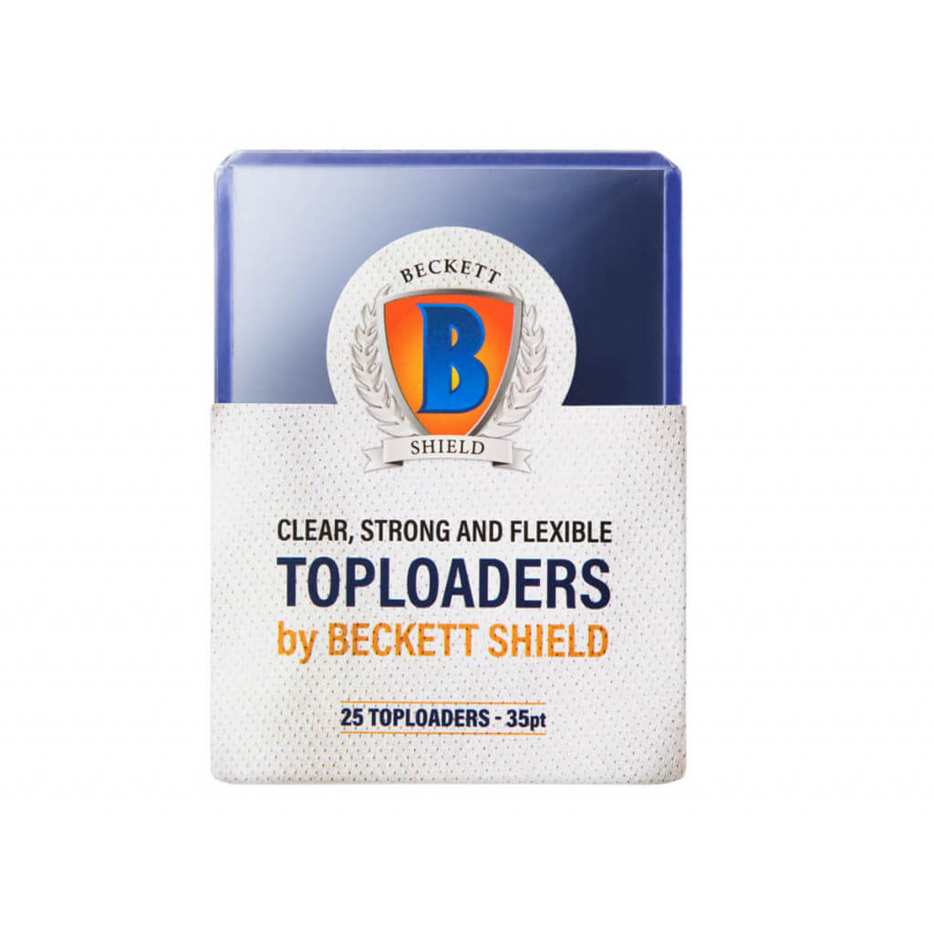 Beckett shield pack de 25 toploader 35pt