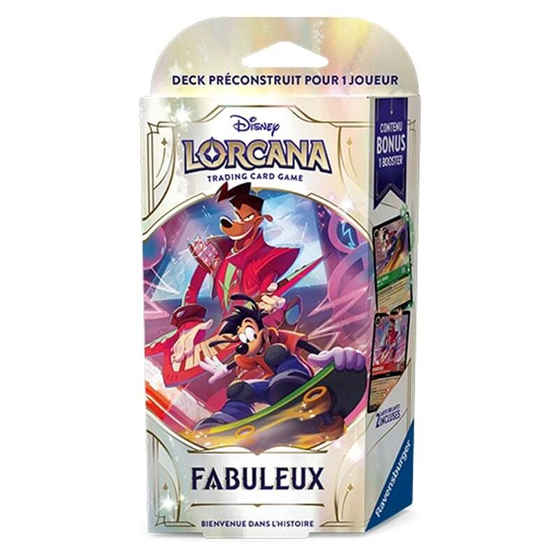 Lorcana deck de demarrage fabuleux powerline et