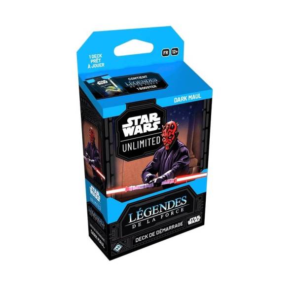 Star wars unlimited legendes de la force deck de demarrage dark maul