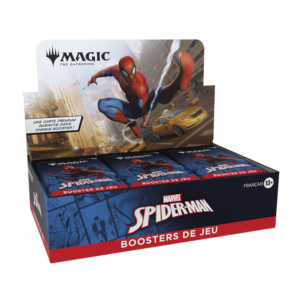Magic the gathering marvel s spider man boite de 30 boosters de jeu