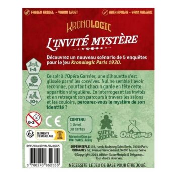 Kronologic paris 1920 extension linvite mystere 3
