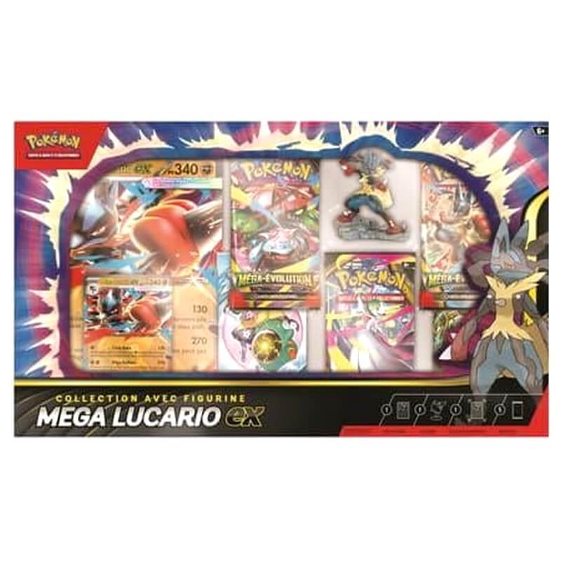 Coffret premium figurine mega lucario