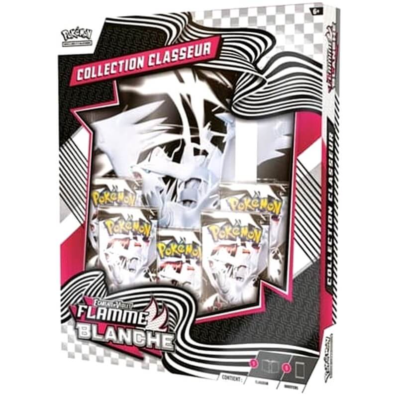 Ev10. 5 flamme blanche coffret collection classeur