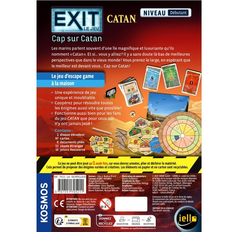 Exit - cap sur catan 2 Exit cap sur catan 2