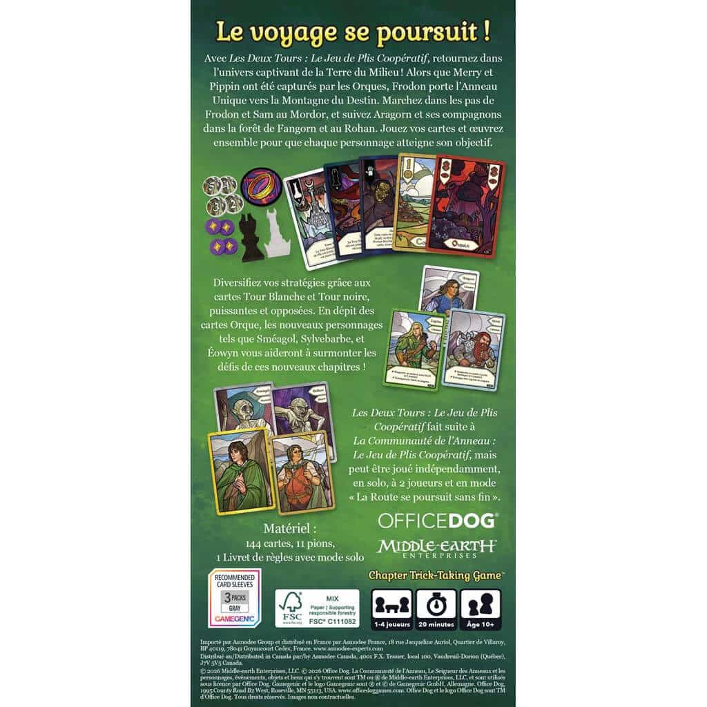 Les deux tours - le jeu de plis coopératif 2 Les deux tours le jeu de plis cooperatif 2
