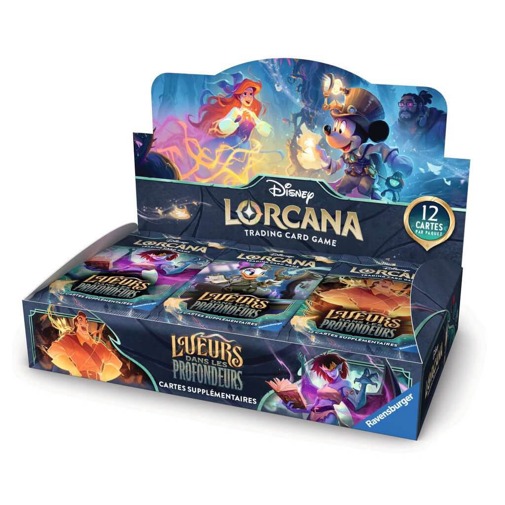 Lorcana boite de 24 boosters lueurs dans les profondeurs