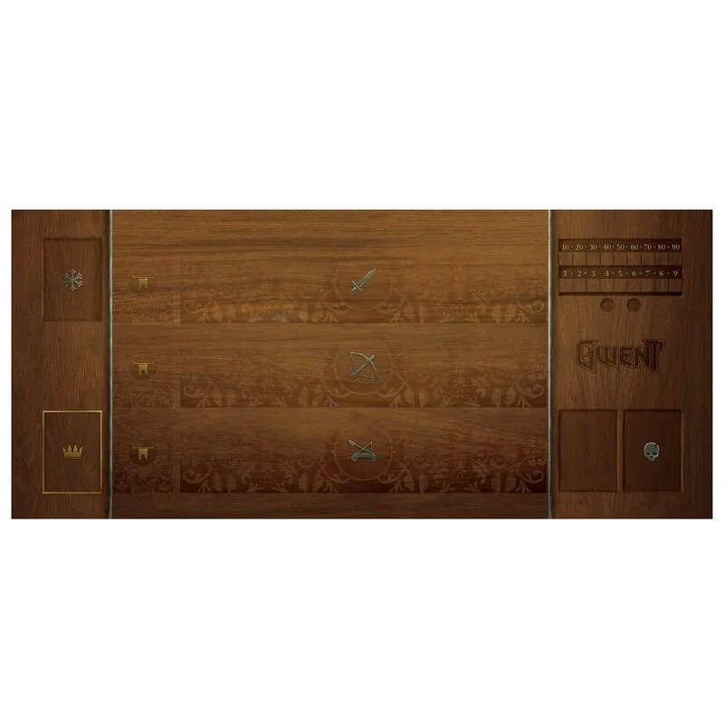 Gwent - playmat bois 2 Tapis de jeu gwent le jeu de cartes legendaire effet bois 1