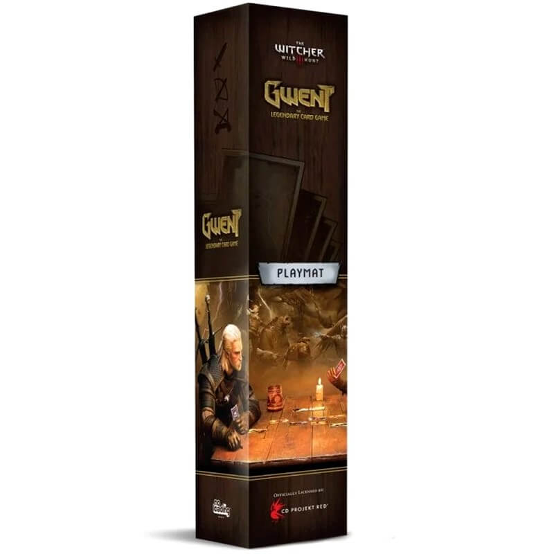 Tapis de jeu gwent le jeu de cartes legendaire effet bois