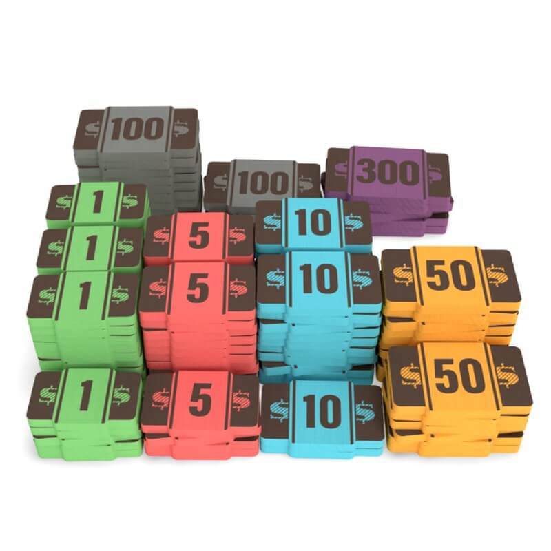 Speakeasy - wooden money tokens 17 Speakeasy wooden money tokens