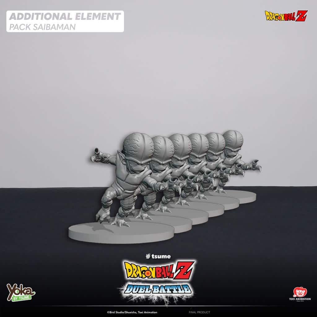 Dragon ball z - duel battle - pack de figurines saibaman 19 Dragon ball z duel battle pack figurines saibaman